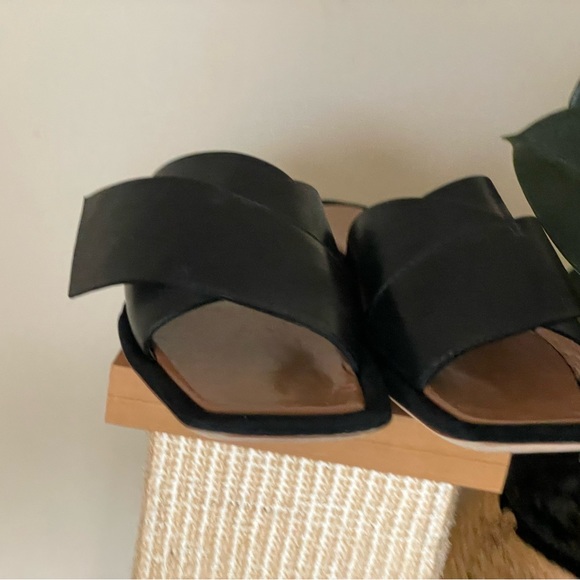 Rejina Pyo Dara Slides Sandals - Black - size 41 - Picture 8 of 12